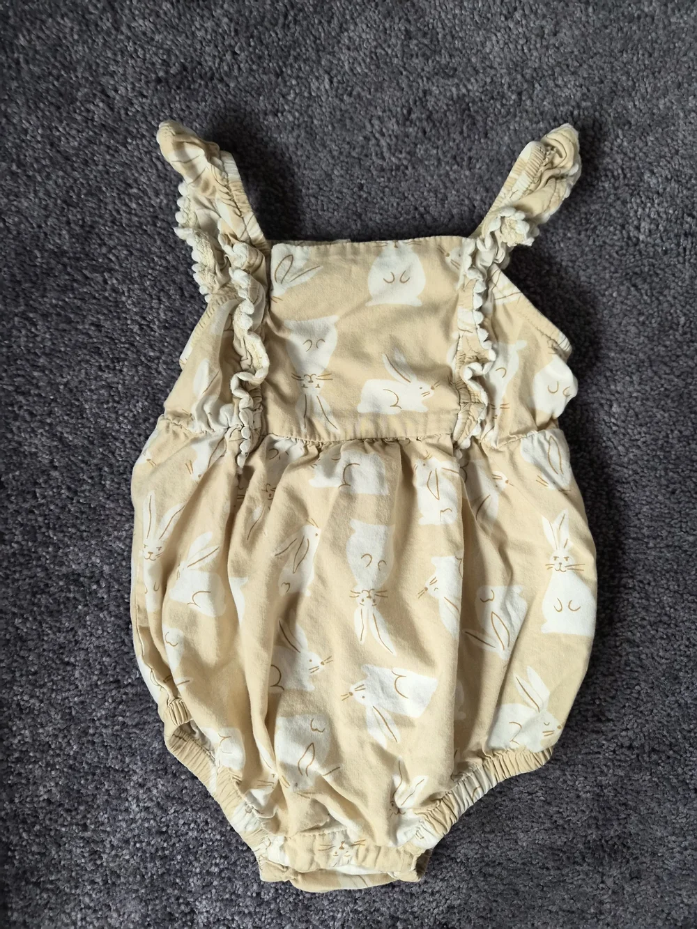 Old Navy Printed Ruffle-Trim One-Piece Romper